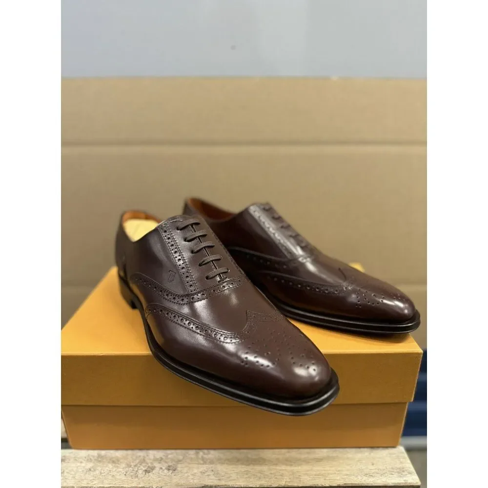 TOD'S  Lace-ups in Leather Dress‎ oxford Shoes XXM80K0F370SG9S202 Size 10.5
